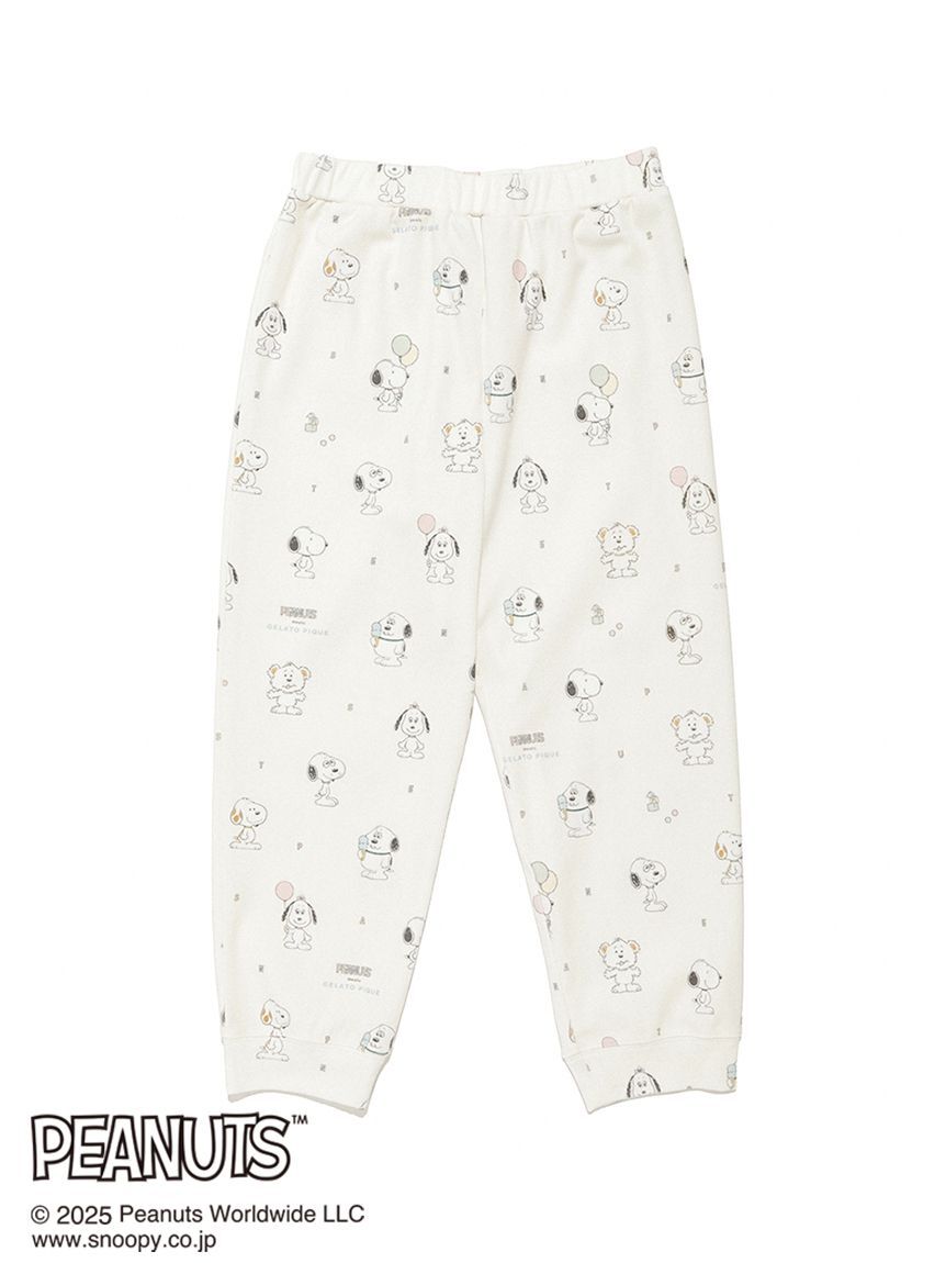 GELATO PIQUE KIDS & BABY「【PEANUTS PUPPIES】【KIDS】総柄ロングパンツ」|ルームウェア|
