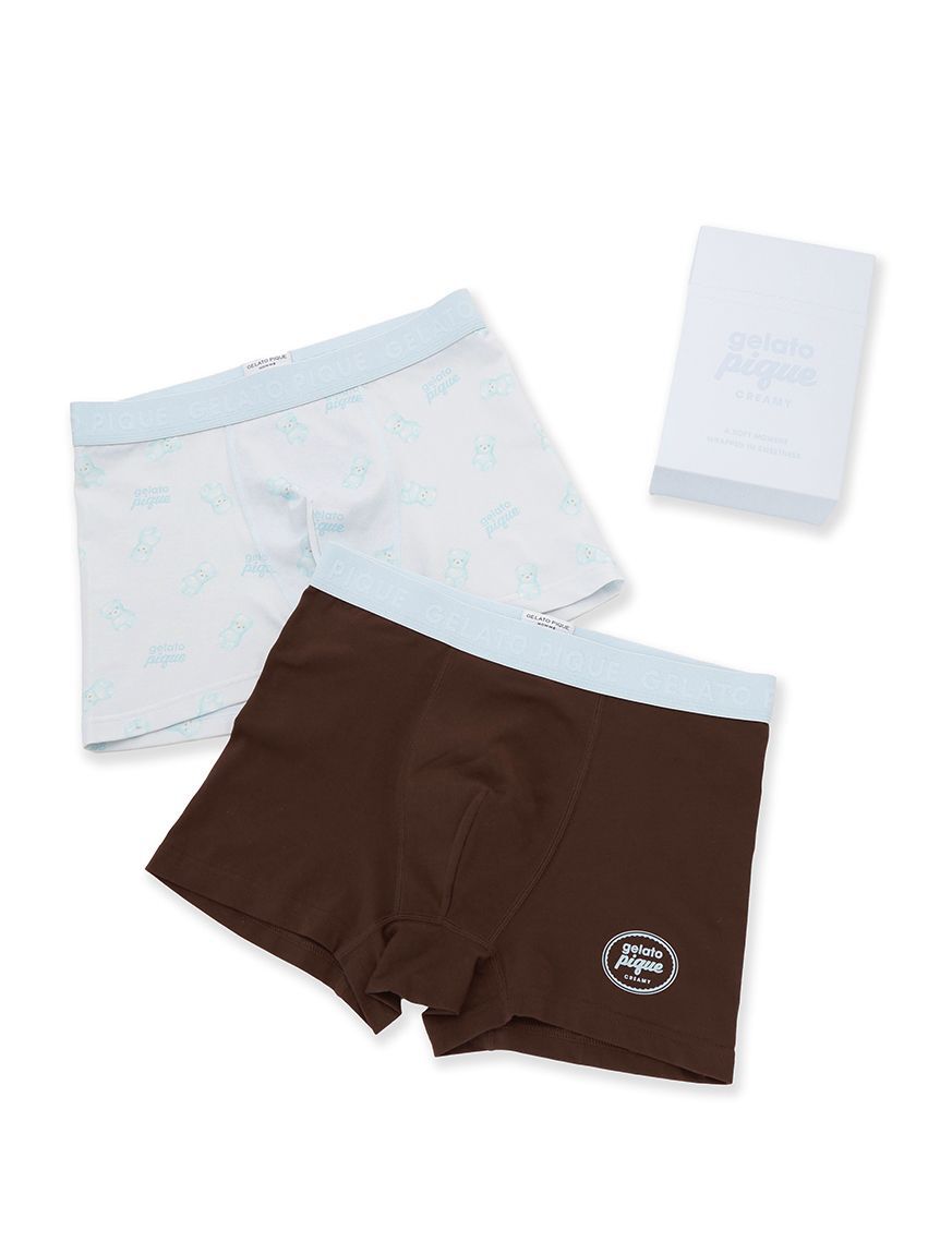 GELATO PIQUE HOMME「【HOMME】ボックス付きアイスベアボクサーパンツ2枚セット」|インナー|