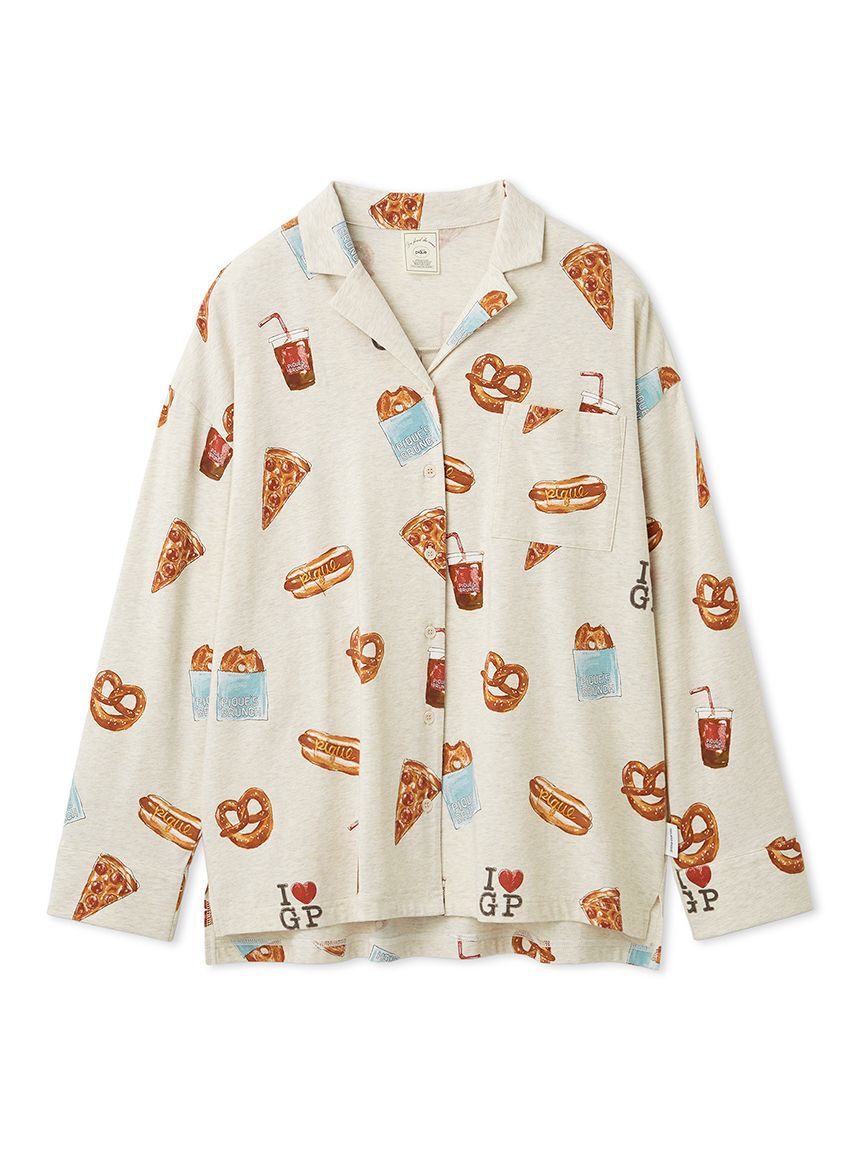 gelato pique「NYブランチ柄シャツ」|ルームウェア|