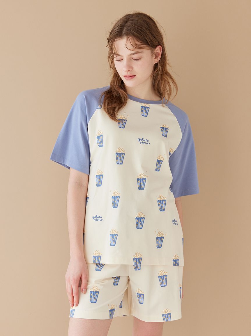 gelato pique「ポップコーン柄ハーフパンツ」|ルームウェア|