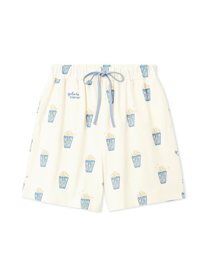 gelato pique「ポップコーン柄ハーフパンツ」|ルームウェア|