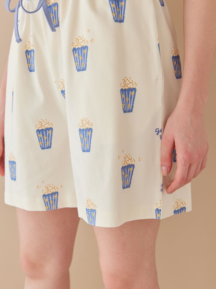 gelato pique「ポップコーン柄ハーフパンツ」|ルームウェア|