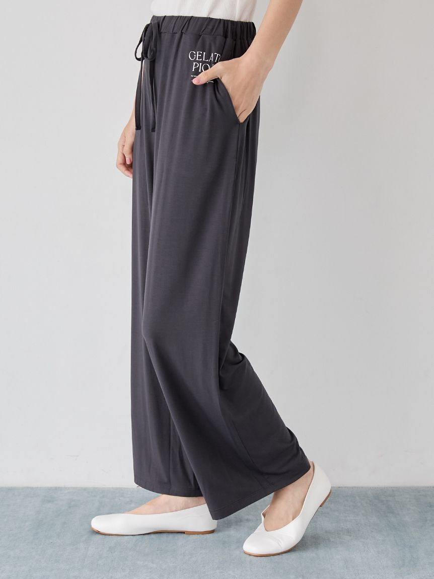 gelato pique「レーヨンロゴロングパンツ」|ルームウェア|