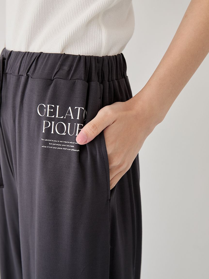 gelato pique「レーヨンロゴロングパンツ」|ルームウェア|