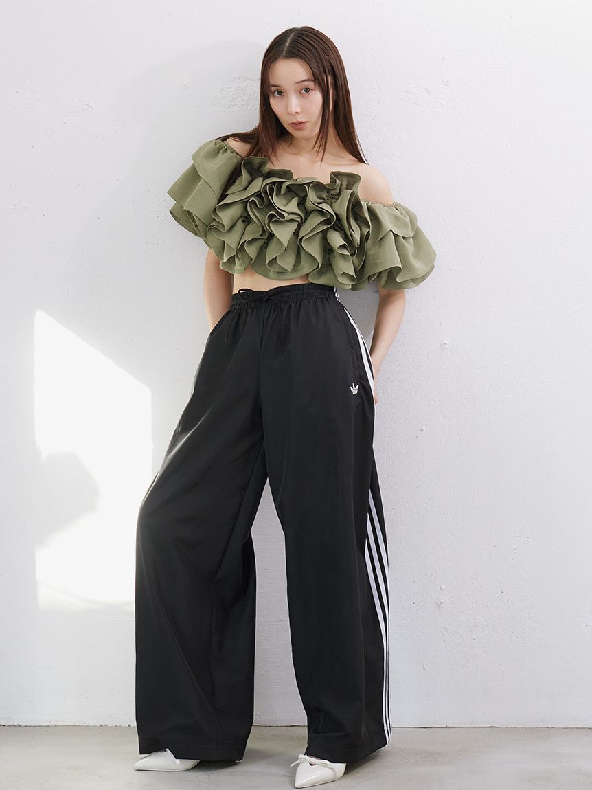 SNIDEL「オフショルボリュームフリルブラウス」|シャツ・ブラウス|