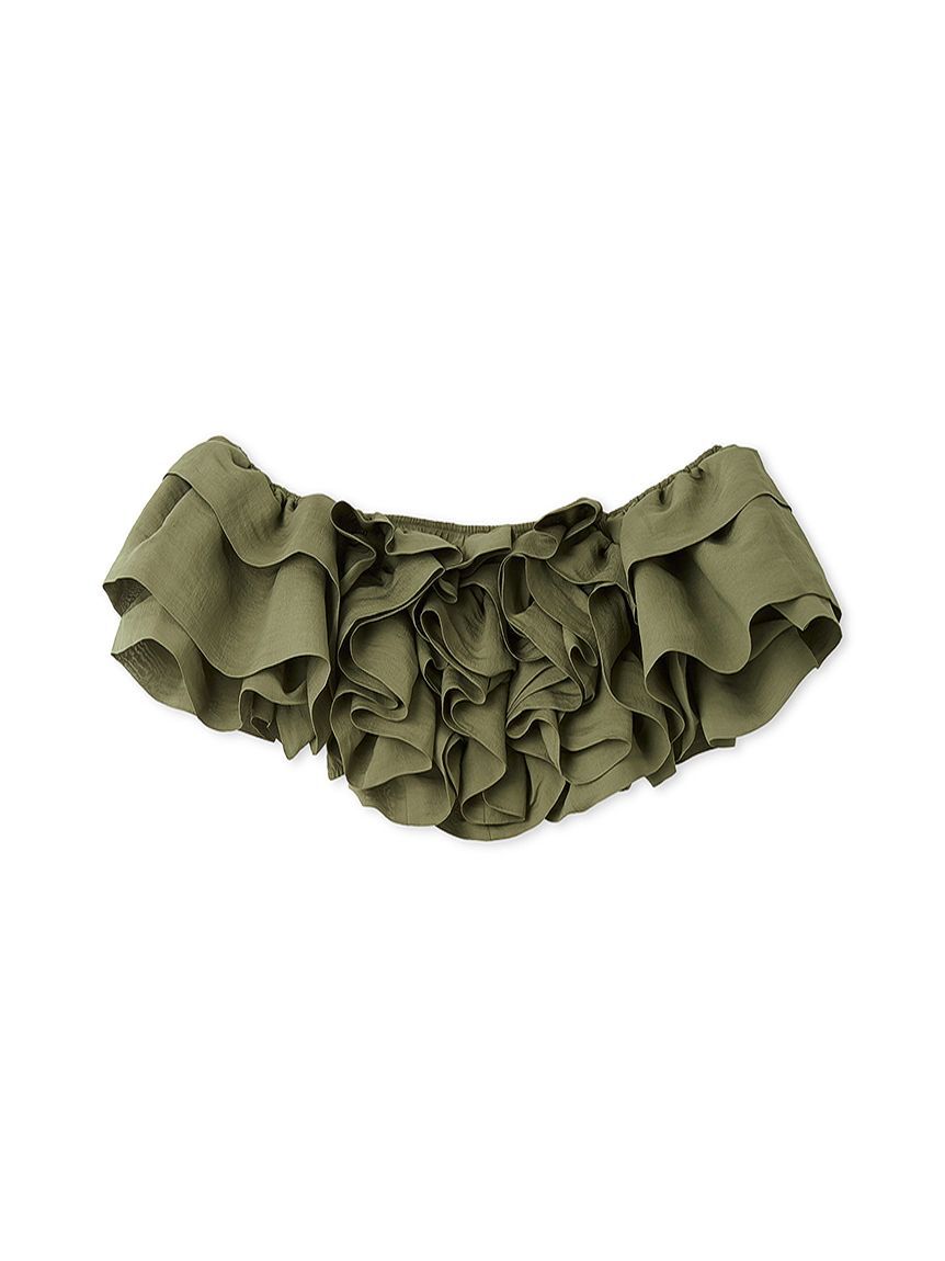 SNIDEL「オフショルボリュームフリルブラウス」|シャツ・ブラウス|