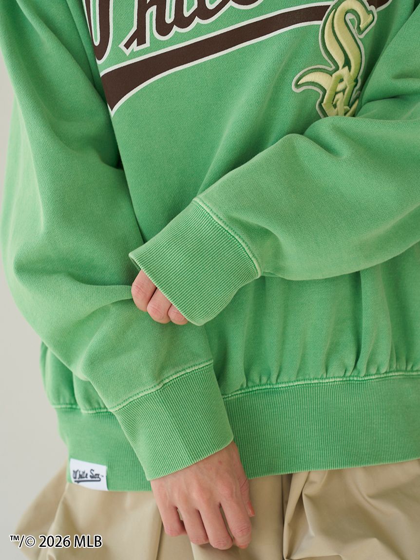 SNIDEL「【MLB】Sustainableハーフジップスウェット」|スウェット・ジャージ|