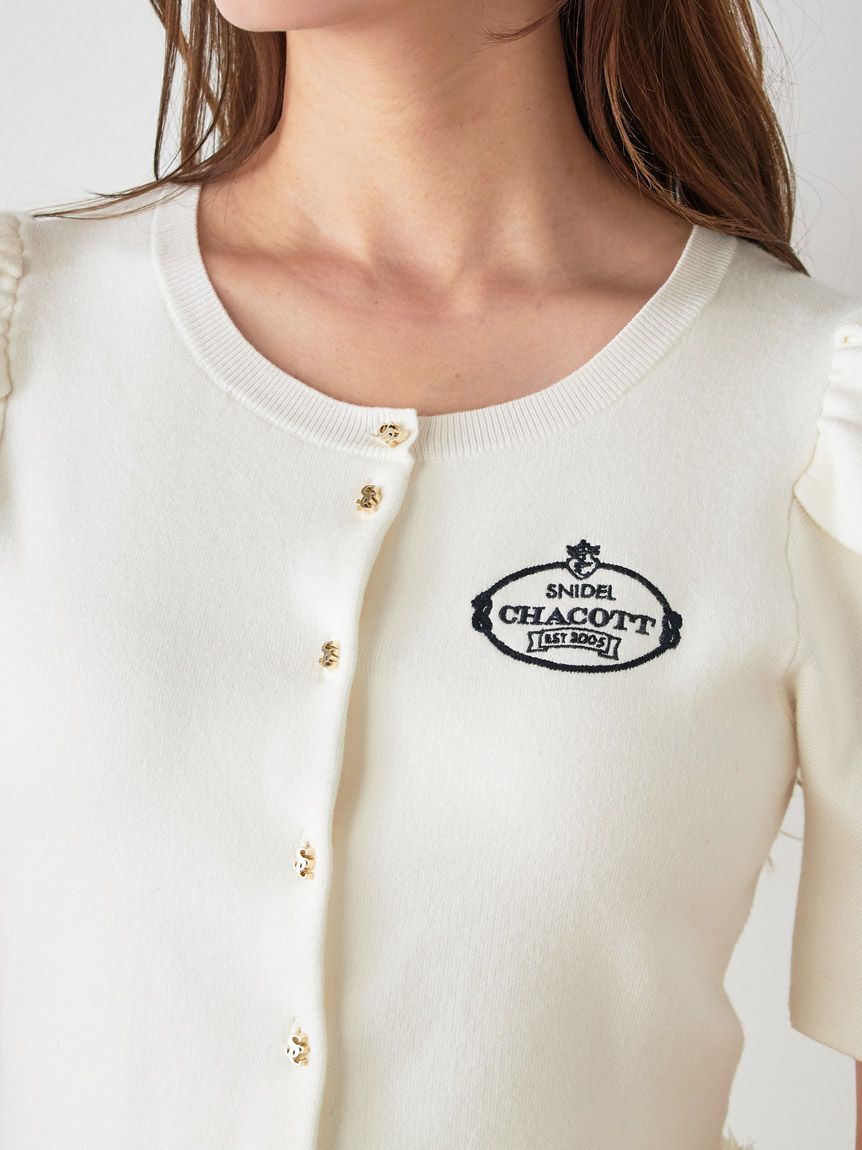 SNIDEL「【Chacott】コラボニットカーディガン」|カーディガン|