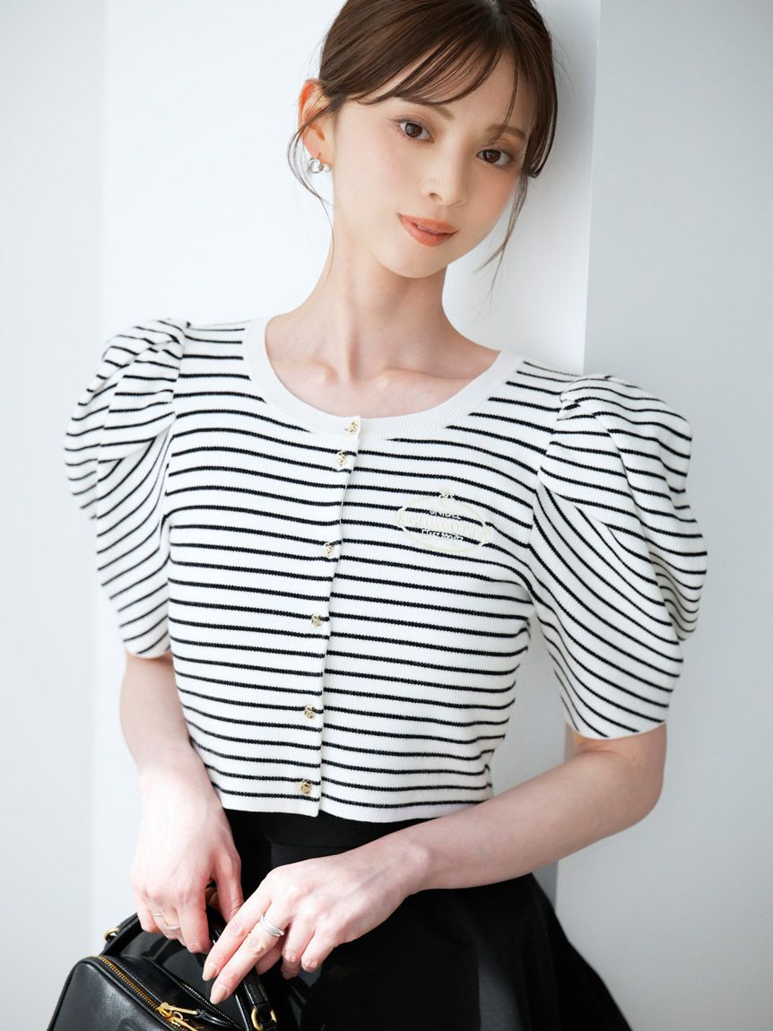 SNIDEL「【Chacott】コラボニットカーディガン」|カーディガン|BORDER