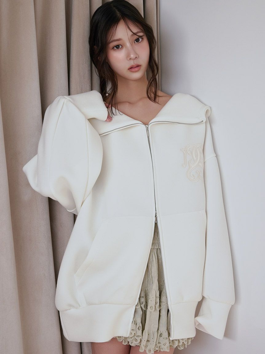 SNIDEL「ボリュームパーカーワンピース」|ワンピース|