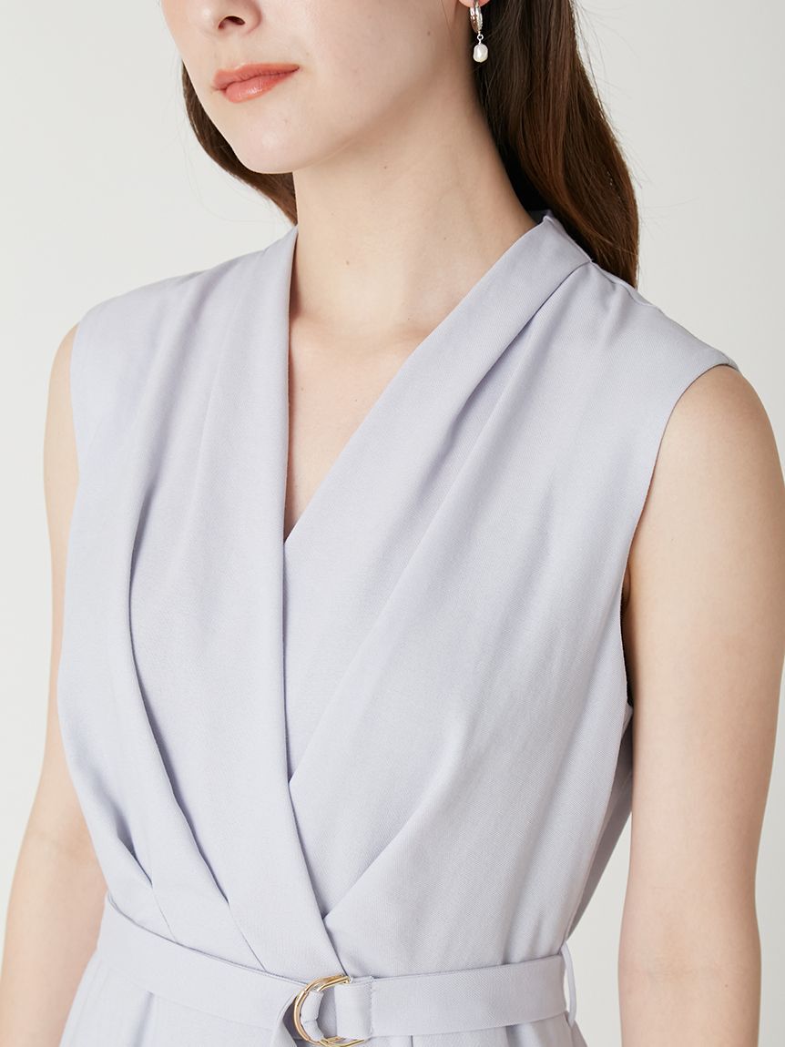 FRAY I.D「カシュクールベルトタックワンピース」|ワンピース|