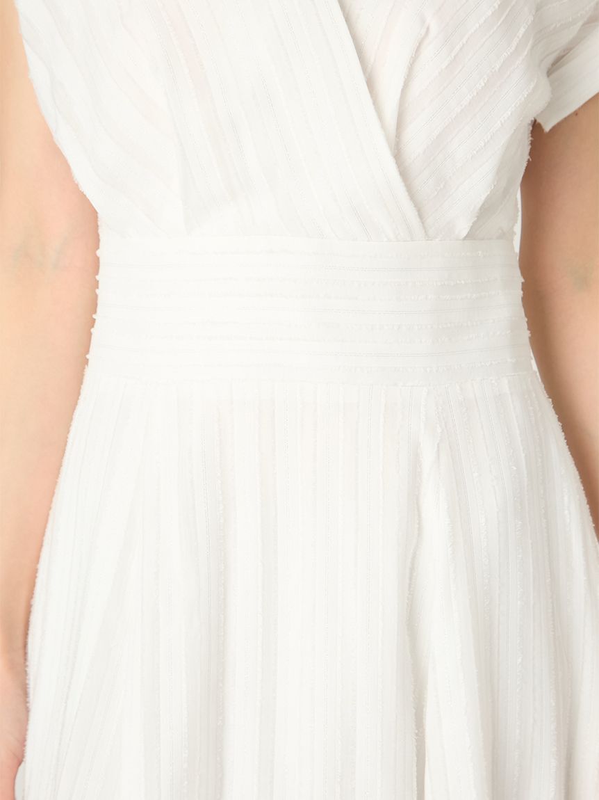 FRAY I.D「レースアップバックストライプシャツワンピース」|ワンピース|