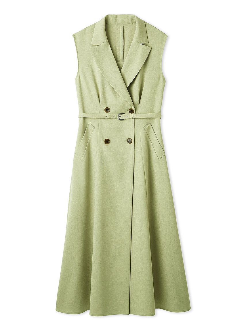 FRAY I.D「ダブルテーラードジレワンピース／防シワ」|ワンピース|GRN