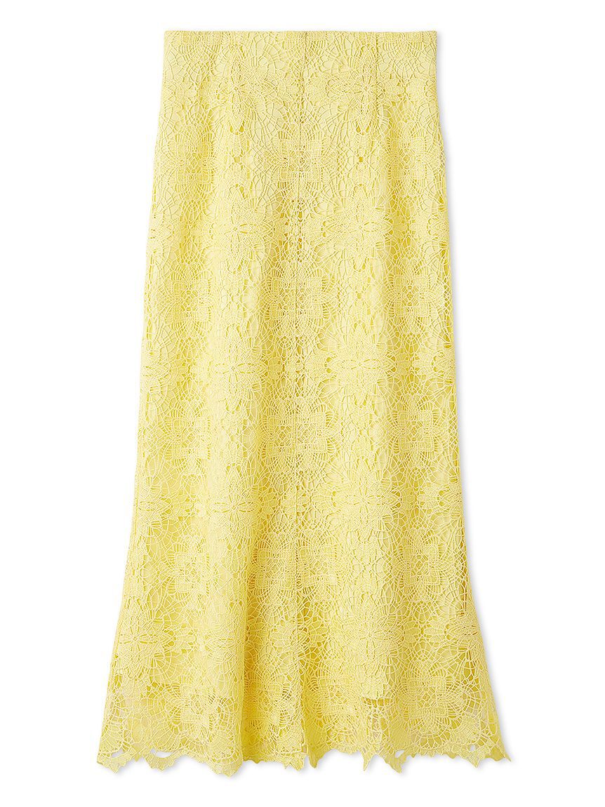 FRAY I.D「ラメフラワーレーススカート」|スカート|