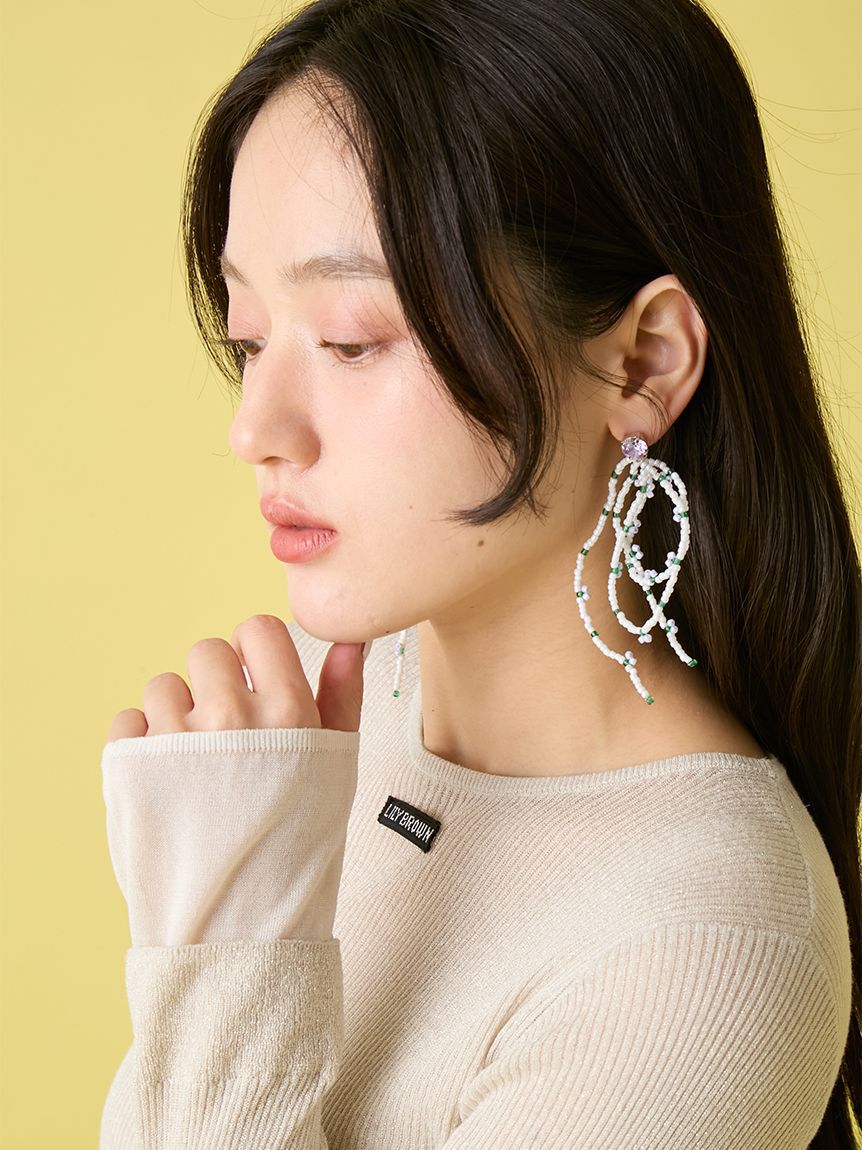 LILY BROWN「フルーツビーズピアス」|ピアス|