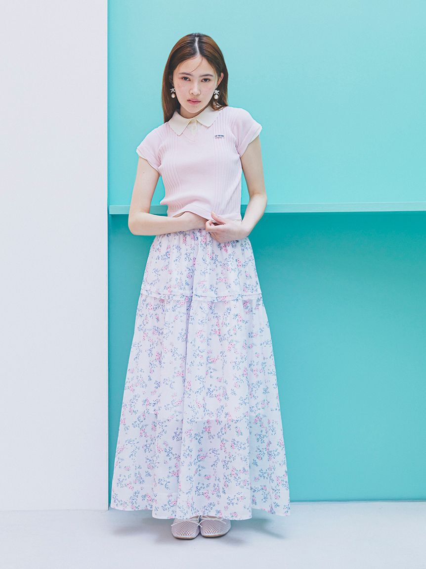 LILY BROWN「【限定カラー】レイヤードニットトップス」|ニット・セーター|