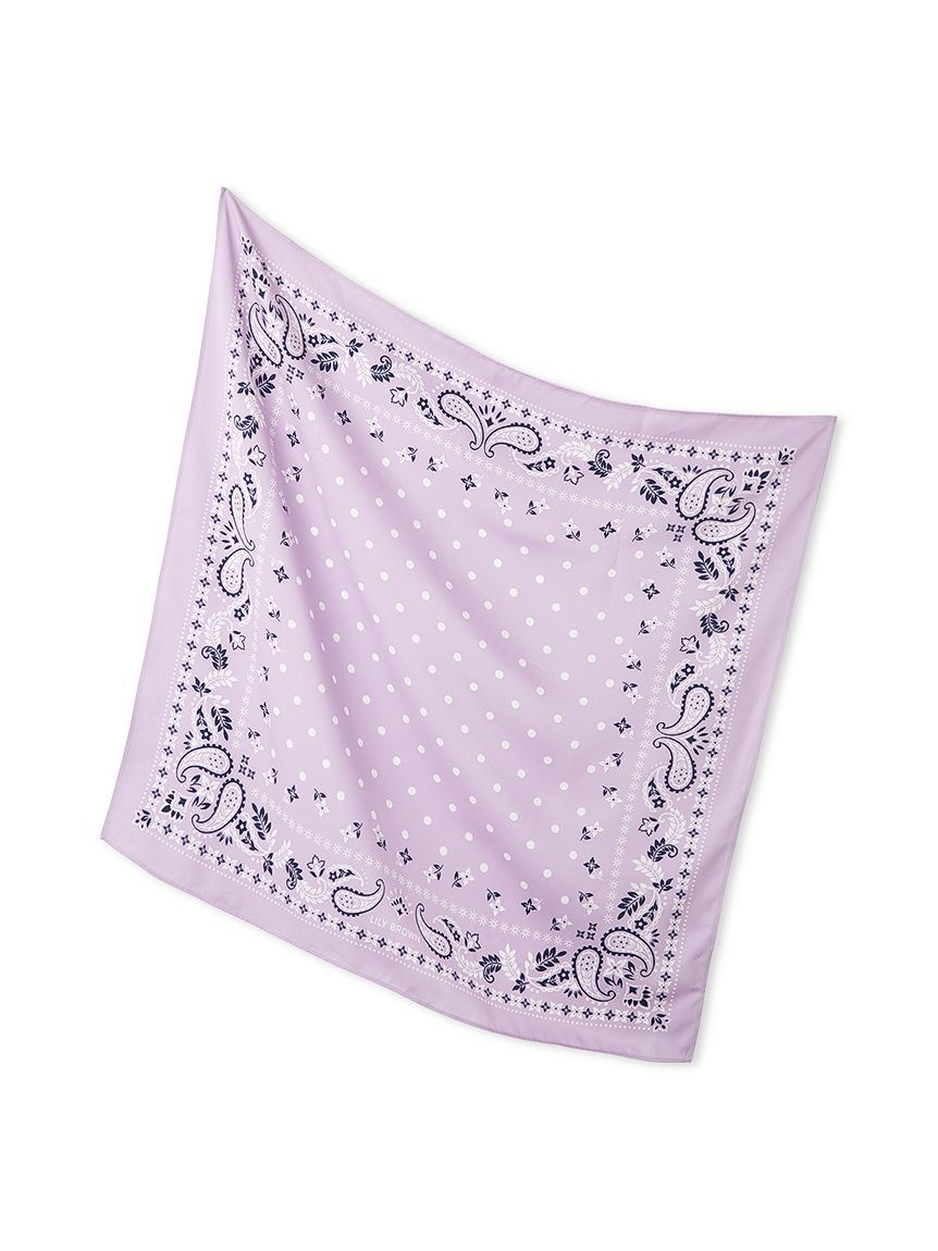 LILY BROWN「ペイズリードットスカーフ」|バンダナ・スカーフ|