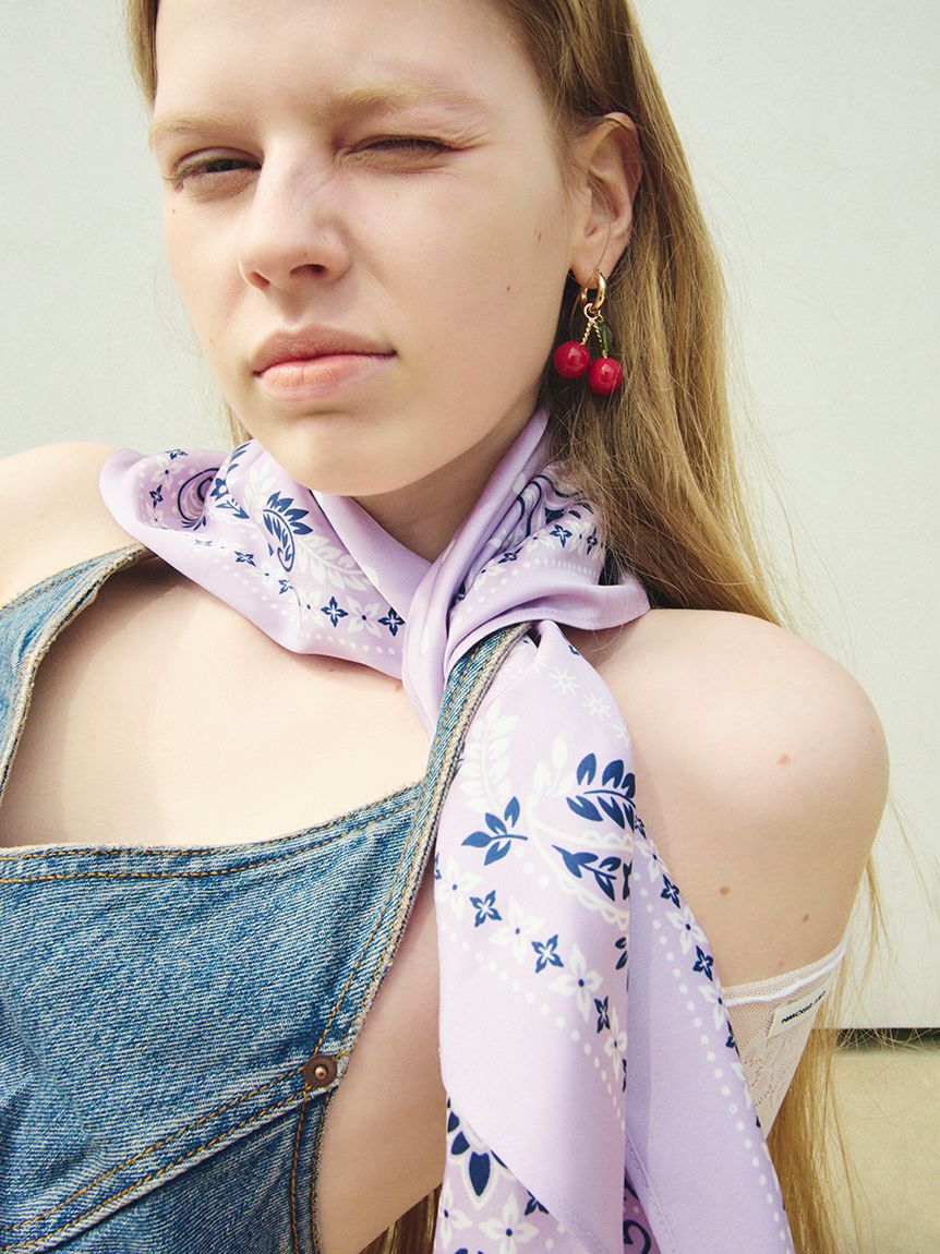 LILY BROWN「ペイズリードットスカーフ」|バンダナ・スカーフ|