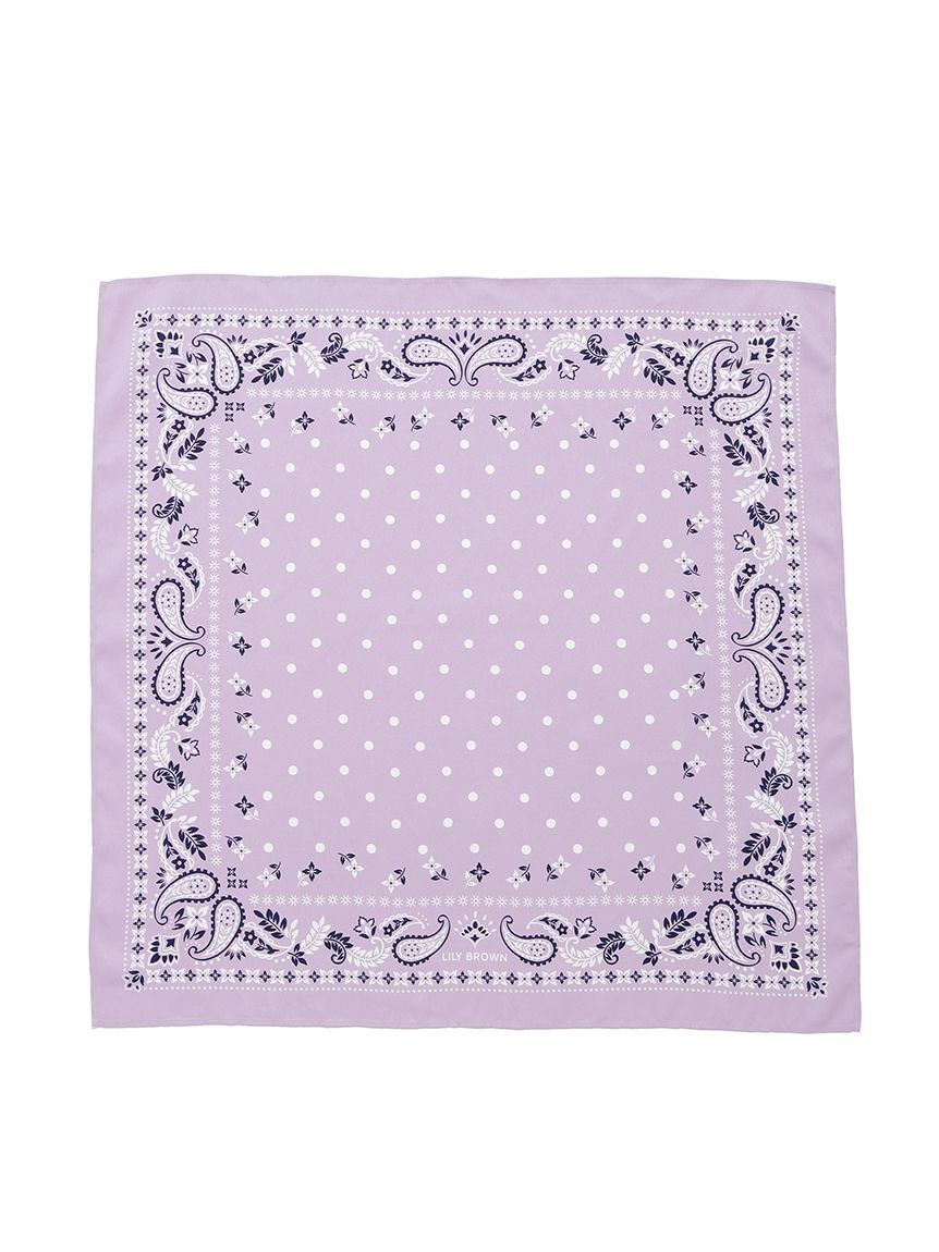 LILY BROWN「ペイズリードットスカーフ」|バンダナ・スカーフ|