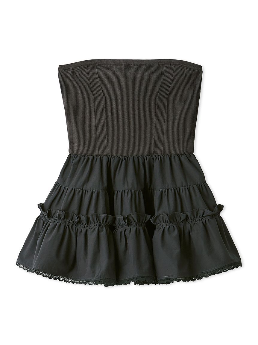 LILY BROWN「ドッキングフリルニットベアトップス」|ニット・セーター|CGRY