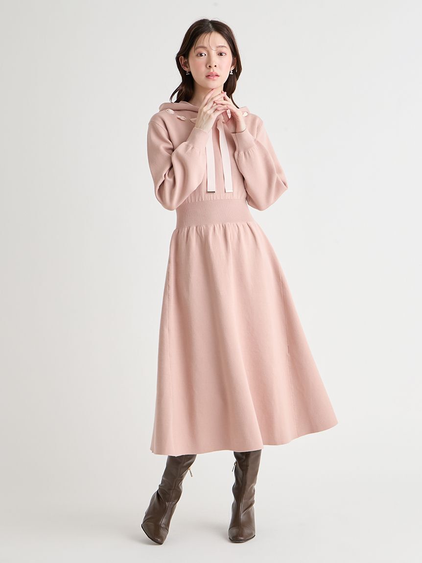 CELFORD「フードニットワンピース」|ワンピース|