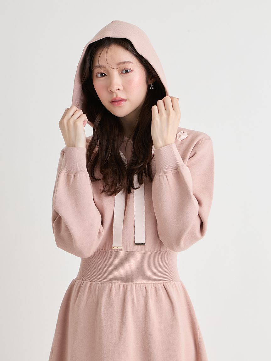 CELFORD「フードニットワンピース」|ワンピース|