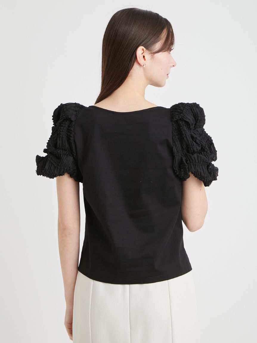 CELFORD「【洗える】タックバルーンスリーブカットソー」|Tシャツ・カットソー|