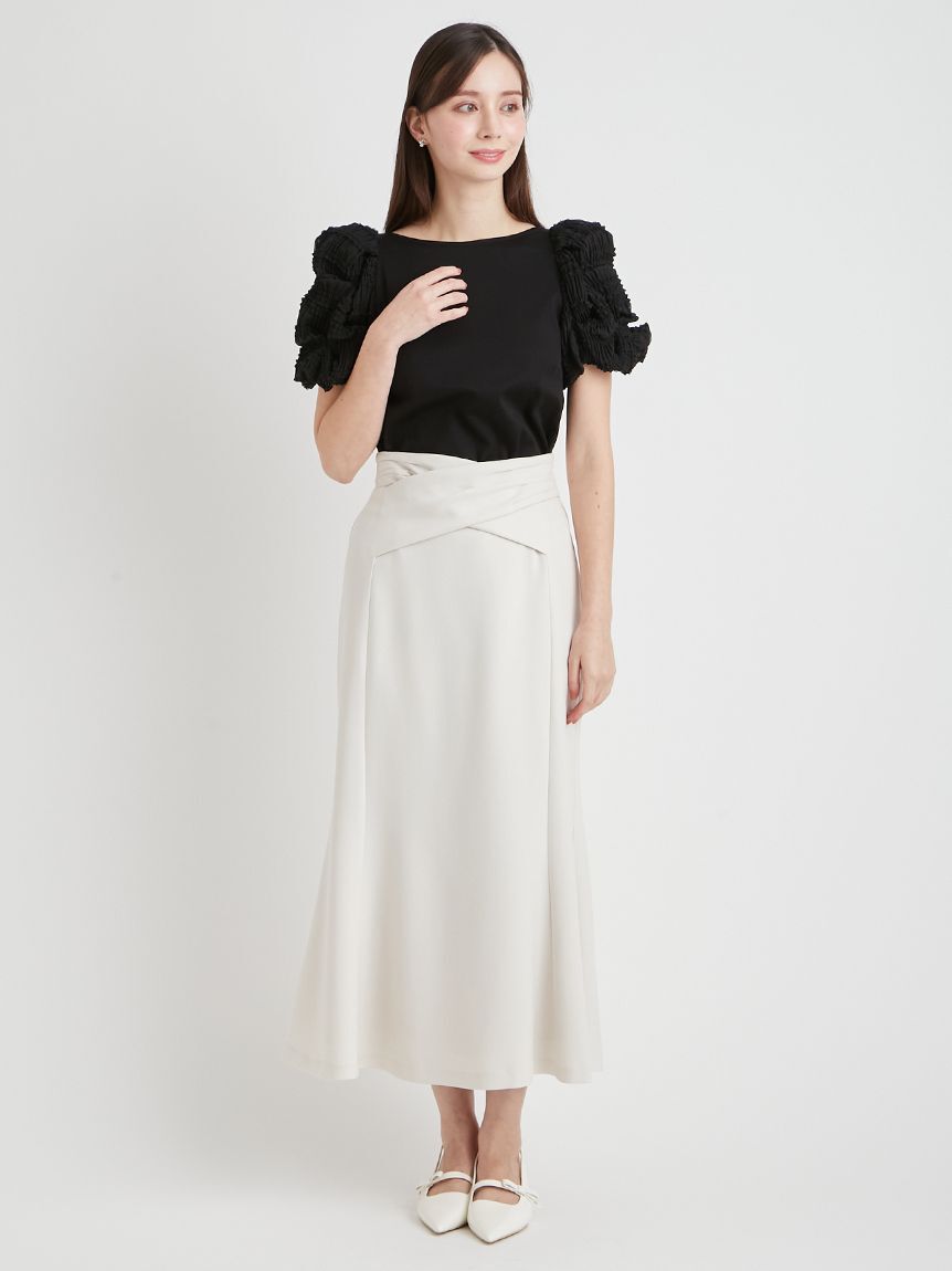 CELFORD「【洗える】タックバルーンスリーブカットソー」|Tシャツ・カットソー|