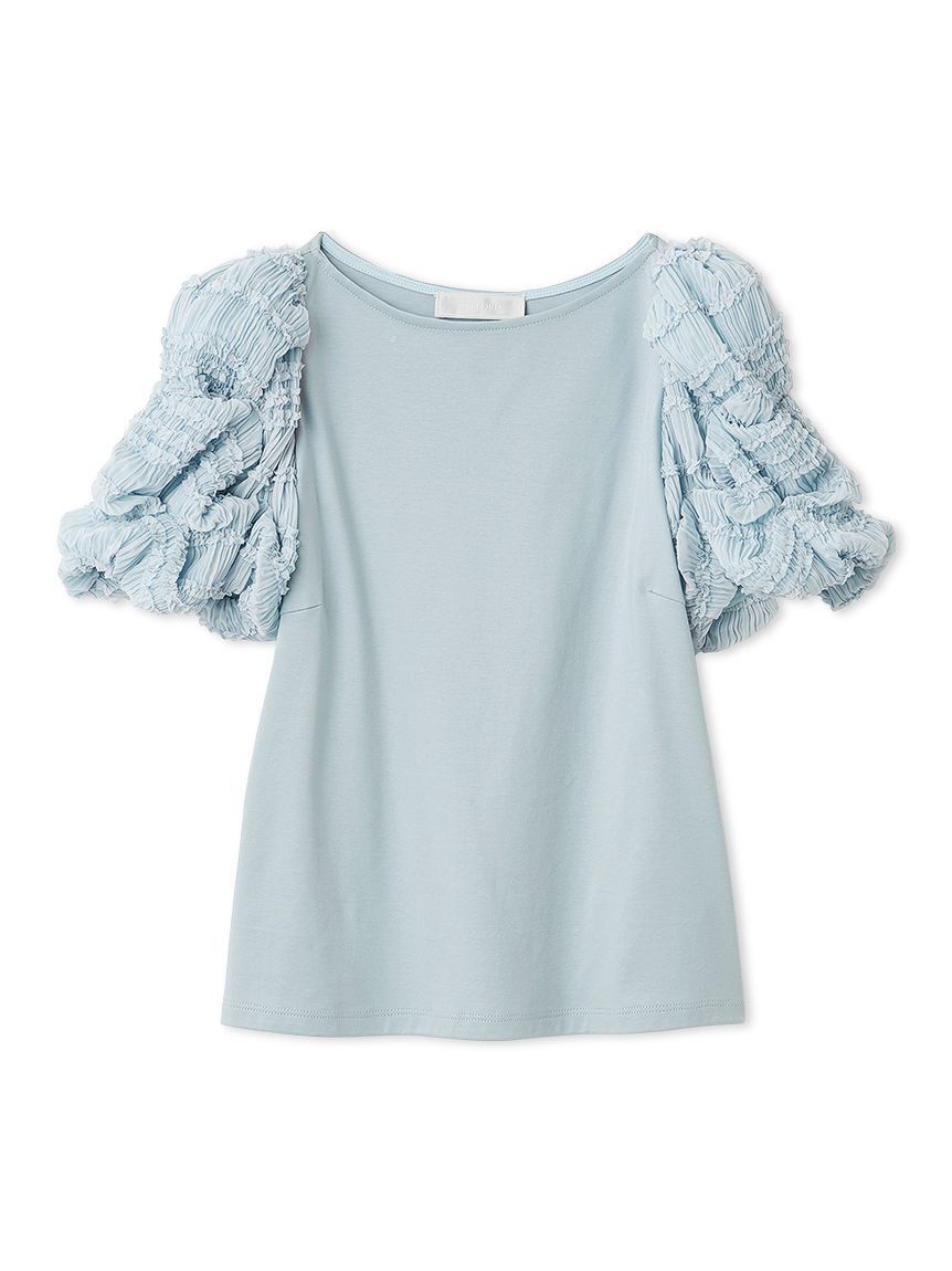 CELFORD「【洗える】タックバルーンスリーブカットソー」|Tシャツ・カットソー|SAX