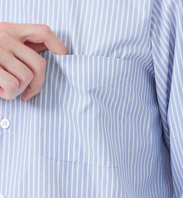 MACKINTOSH PHILOSOPHY「トロッター セミワイドシャツ 無地/ブルーバリエーション」|シャツ・ブラウス|