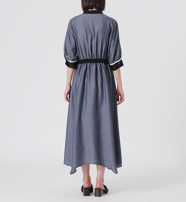  「ダンガリーツイルシャツワンピース」|ワンピース|