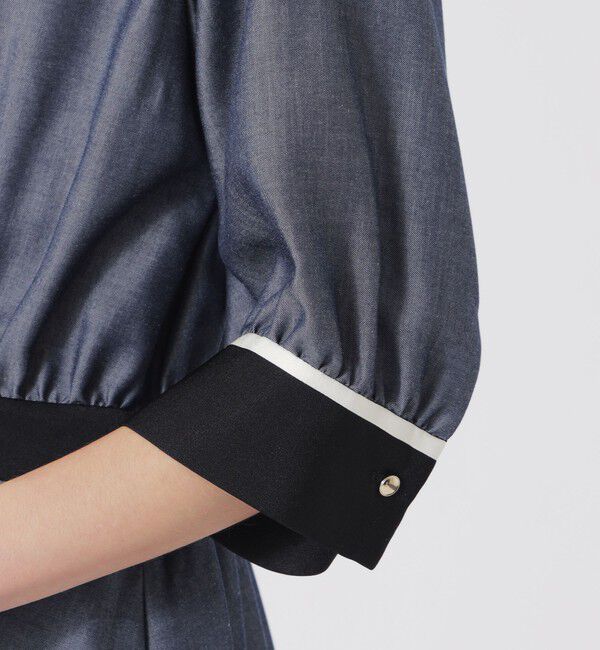  「ダンガリーツイルシャツワンピース」|ワンピース|