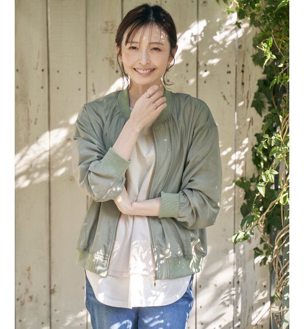 ikka「シアMA-1」|ブルゾン・スタジャン|