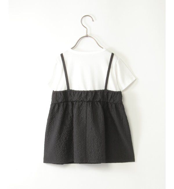 ikka kids「フクレジャガードキャミドッキングプルオーバー（120~160cm）」|シャツ・ブラウス|