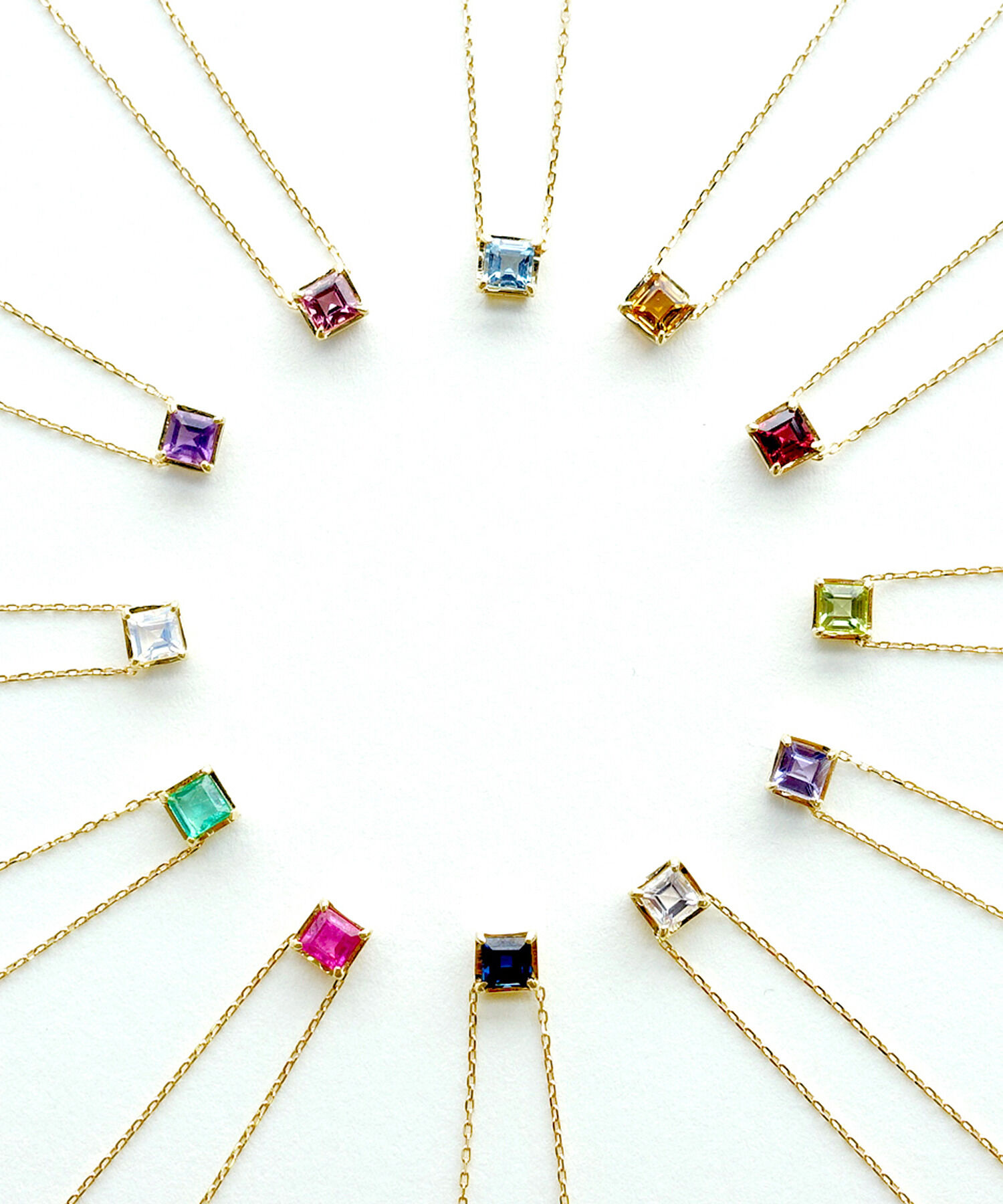 JUPITER「【シリーズ累計販売 4000点突破！】【K10】天然石ネックレス/4月誕生石/ホワイトトパーズ」|ネックレス|