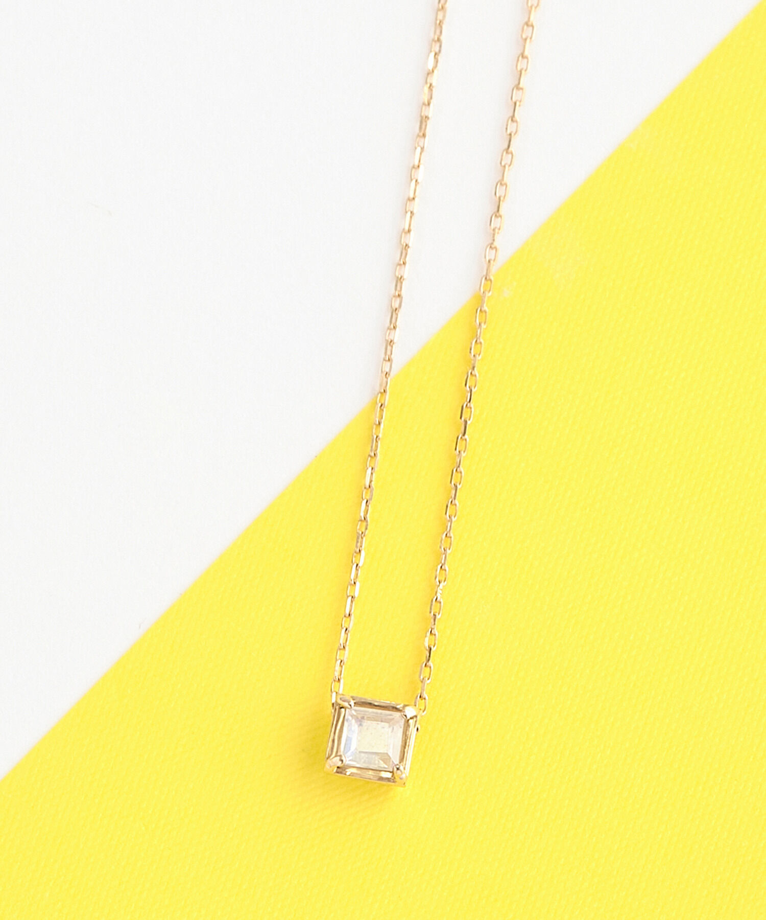 JUPITER「【シリーズ累計販売 4000点突破！】【K10】天然石ネックレス/6月誕生石/ブルームーンストーン」|ネックレス|