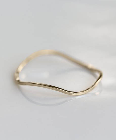  「ゴールド スキニー リング | K10YG」|リング|