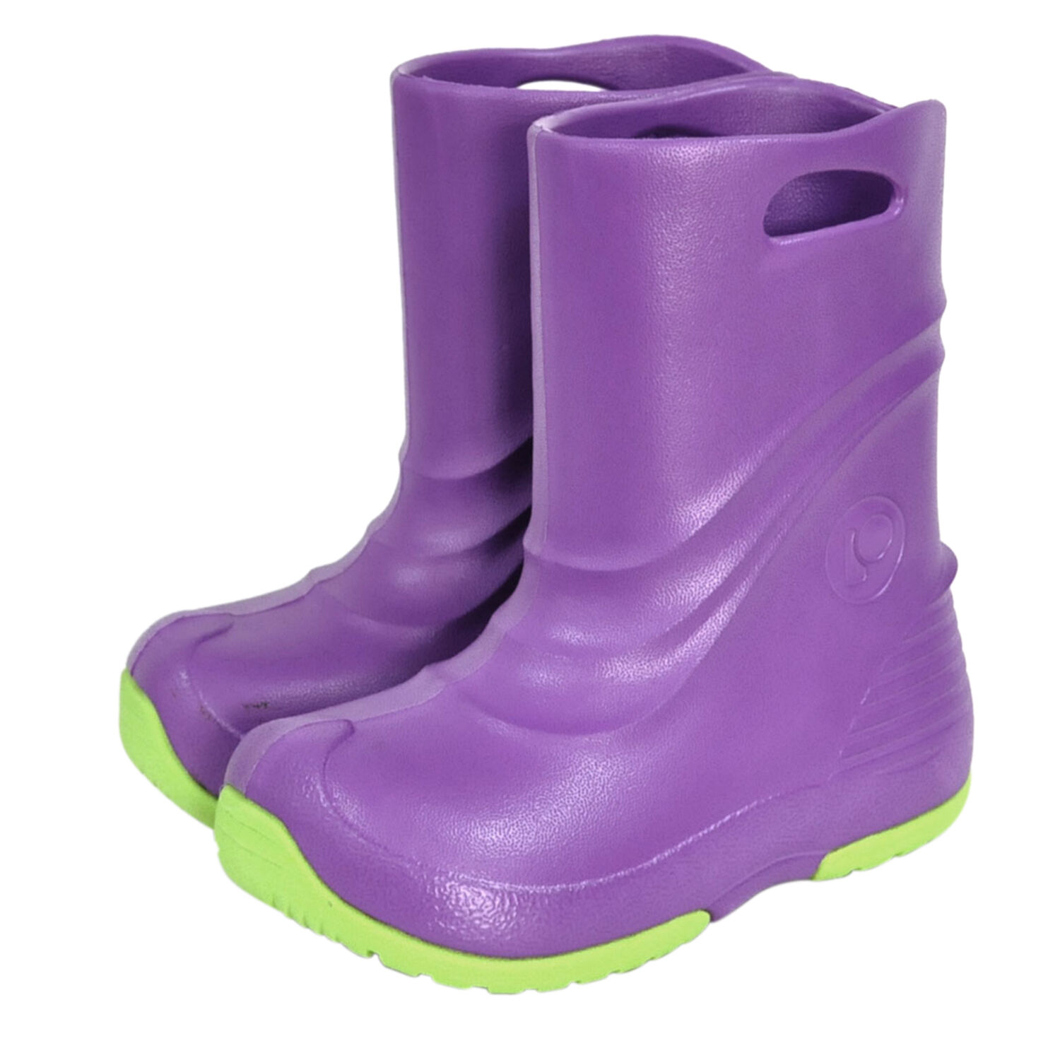 BACKYARD FAMILY「レインブーツ プーキーズ POOKIES 通販 ジュニア キッズ 子供 こども 防水 完全防水」|レインシューズ|パープル1