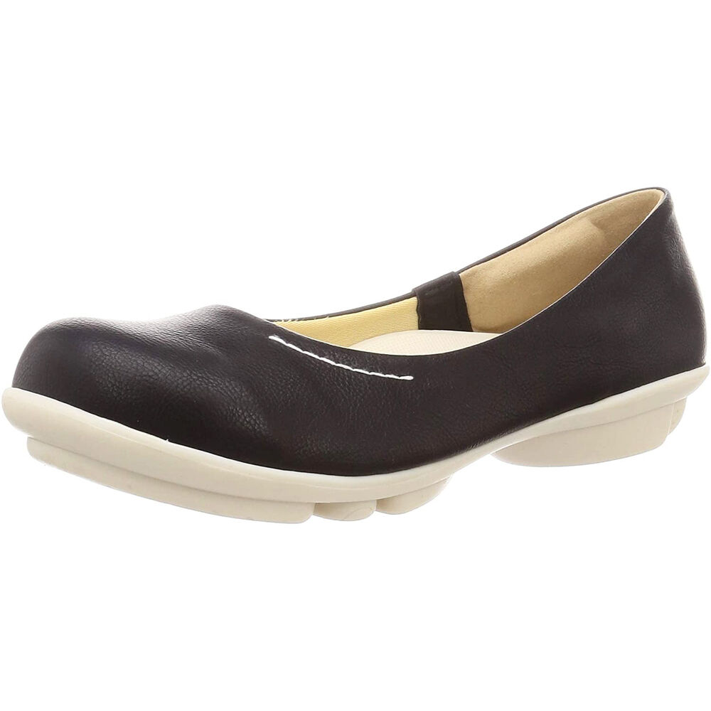 BACKYARD FAMILY「パンプス 痛くない 柔らかい 通販 べったんこ ローヒール スニーカー プレーンパンプス 痛くない」|パンプス|ブラック1