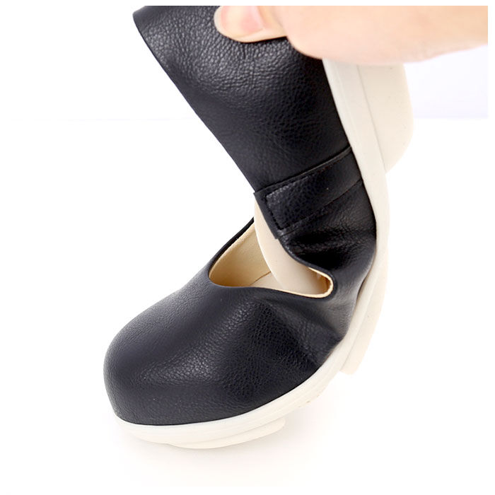 BACKYARD FAMILY「パンプス 痛くない 柔らかい 通販 べったんこ ローヒール スニーカー プレーンパンプス 痛くない」|パンプス|