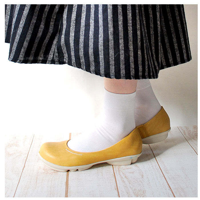 BACKYARD FAMILY「パンプス 痛くない 柔らかい 通販 べったんこ ローヒール スニーカー プレーンパンプス 痛くない」|パンプス|