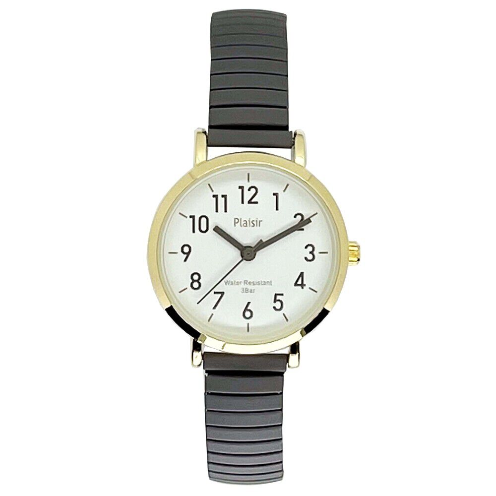 BACKYARD FAMILY「plaisir 時計 NTK-290 通販 腕時計 ニッケルフリー リストウォッチ レディース」|腕時計|グレー1