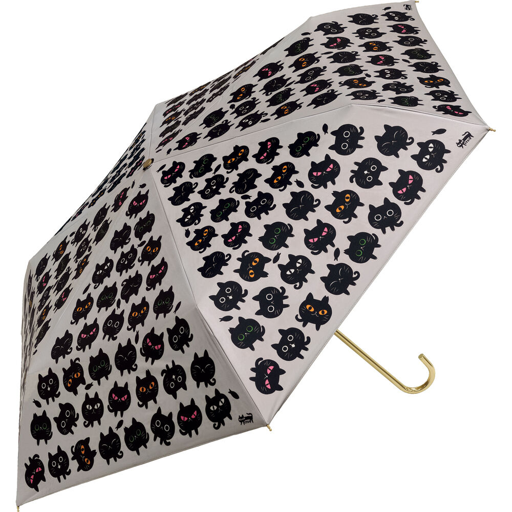 BACKYARD FAMILY「折りたたみ傘 レディース 晴雨兼用 通販 糸井忠晴 グッズ 50cm 折り畳み傘 傘 雨傘 日傘」|傘|グレー1