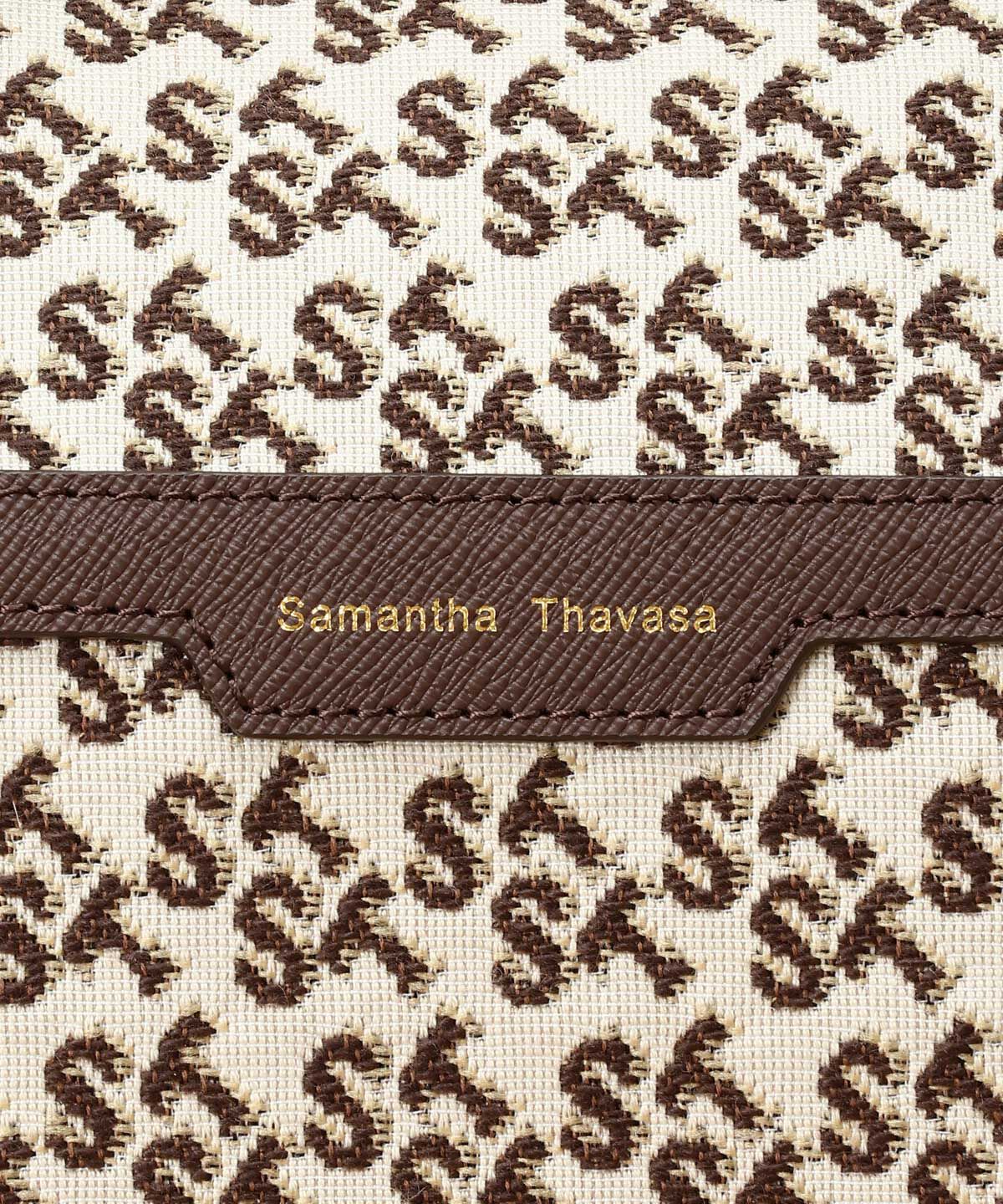 Samantha Thavasa「ST Jacquard シルエット ボストンバッグ」|ボストンバッグ|