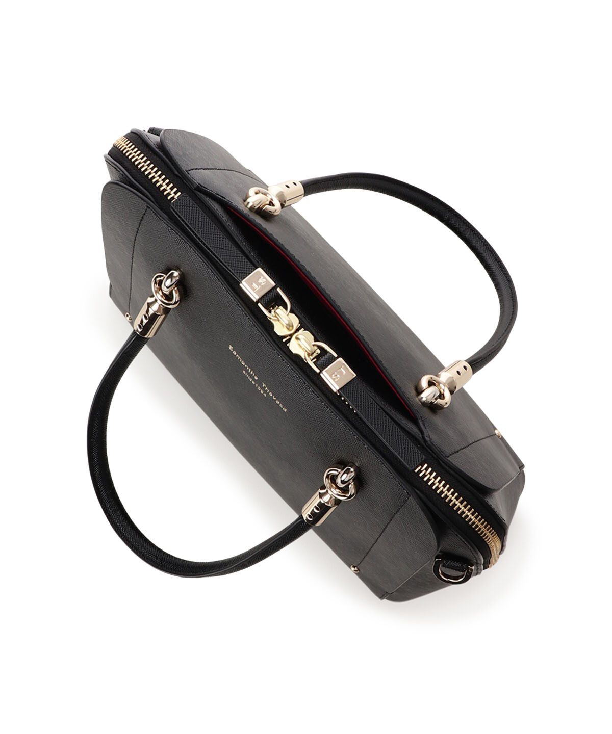 Samantha Thavasa「新アベクトワ パテントスプリットレザーハンドバッグ」|ハンドバッグ|