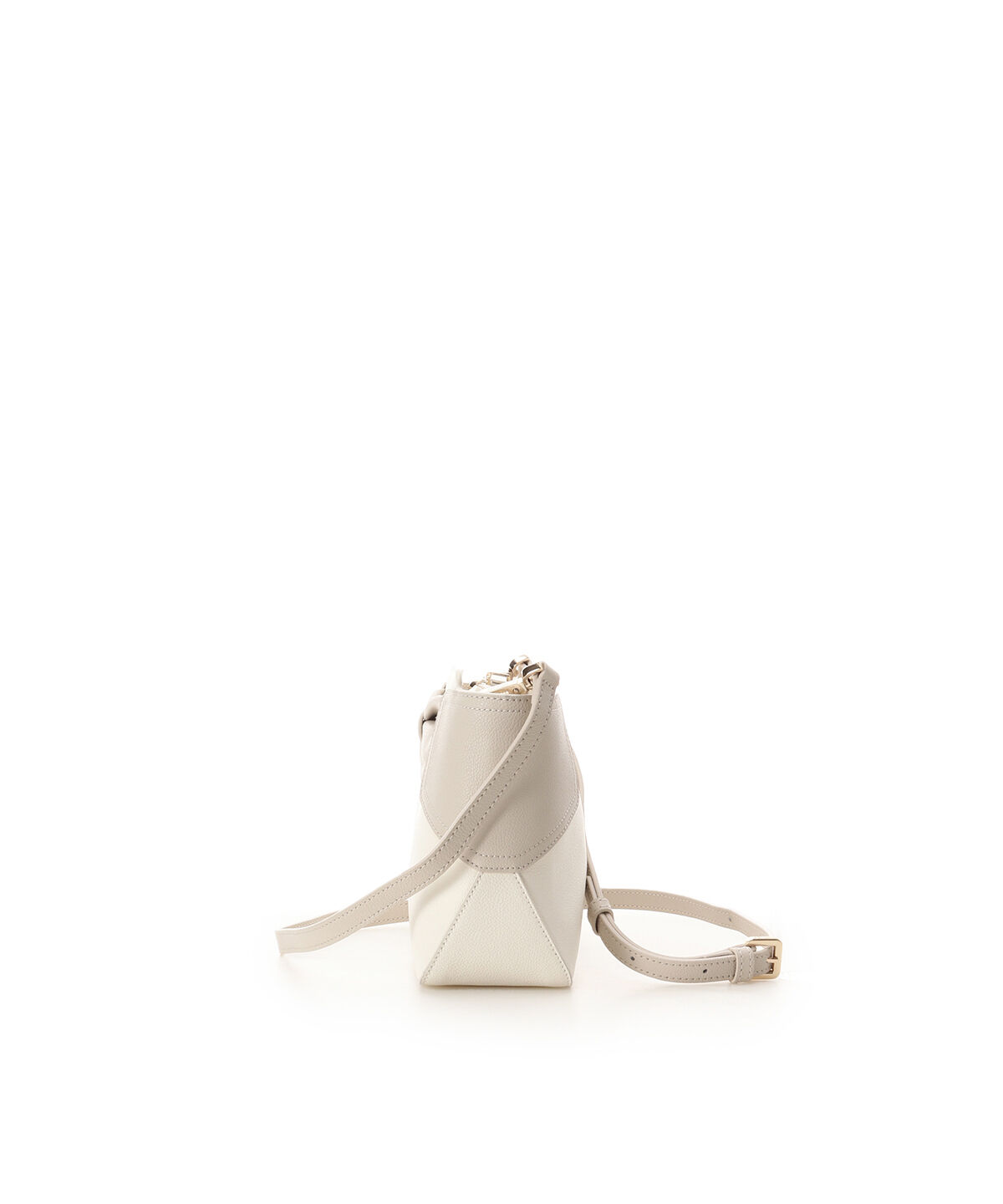 Samantha Thavasa「バイカラーリボンモチーフ スプリットレザーショルダーバッグ」|ショルダー・メッセンジャー|