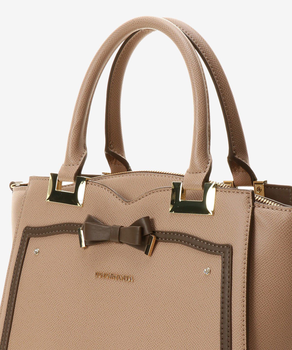 Samantha Vega「ソリッドリボントートバッグ」|ハンドバッグ|