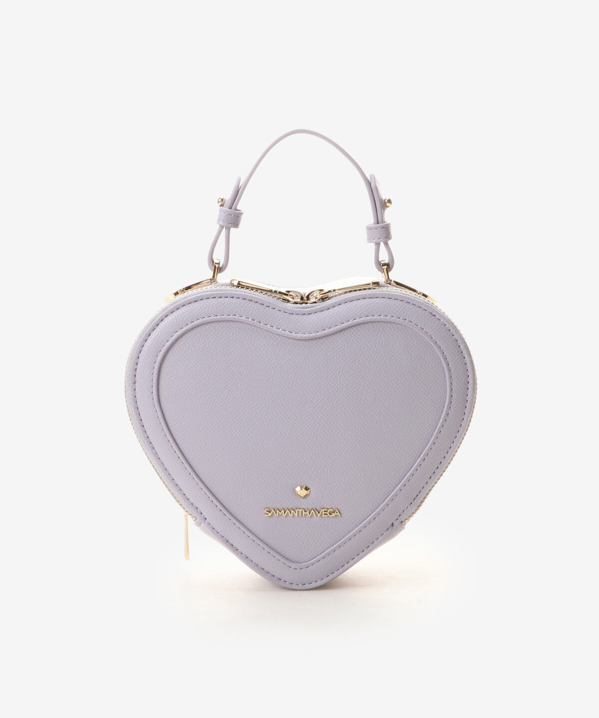 Samantha Vega「ハート型ショルダーバッグ」|ショルダー・メッセンジャー|ラベンダー