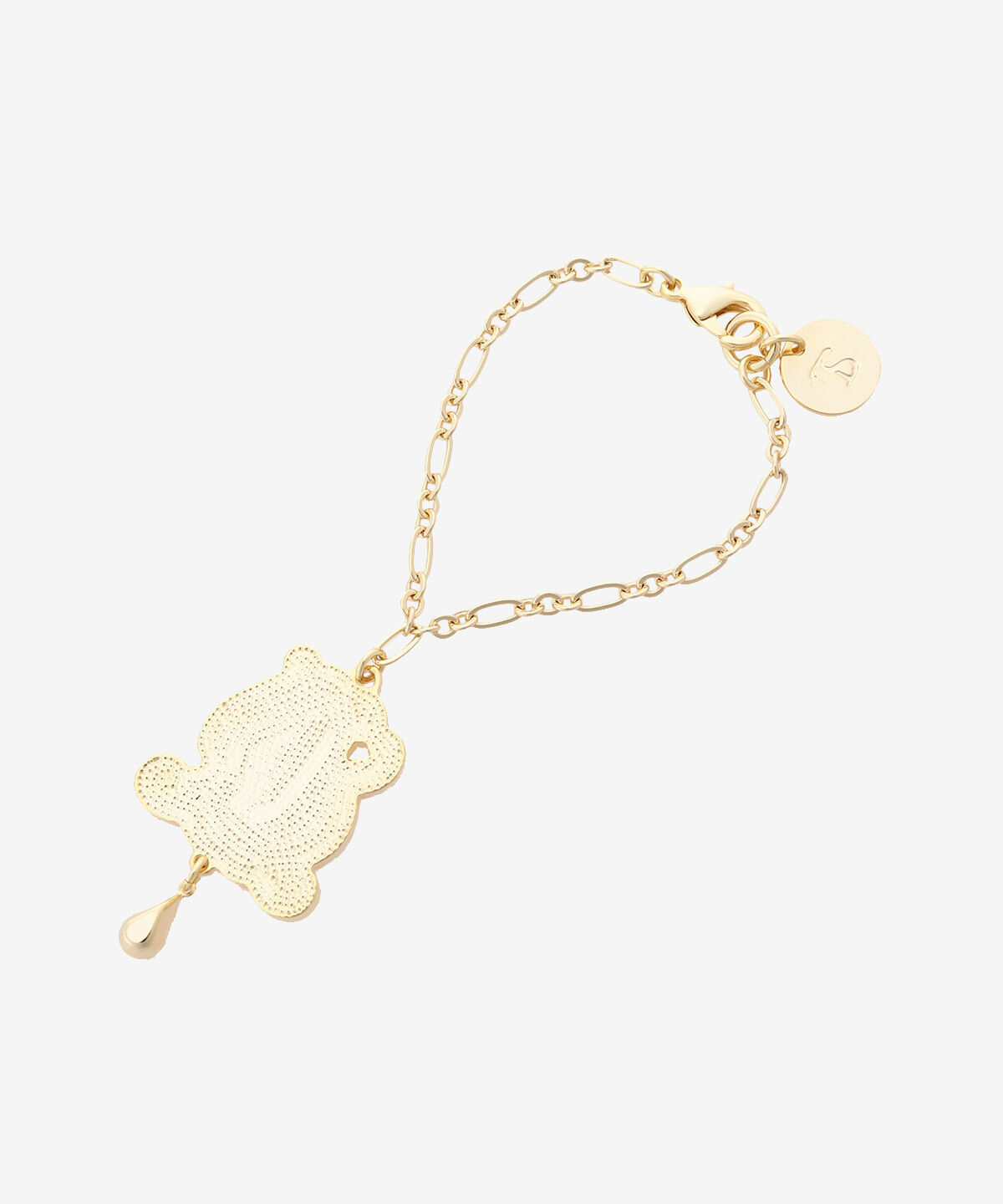 Samantha Vega「ドロップストーンイニシャルバッグチャーム（A）」|チャーム・キーホルダー|