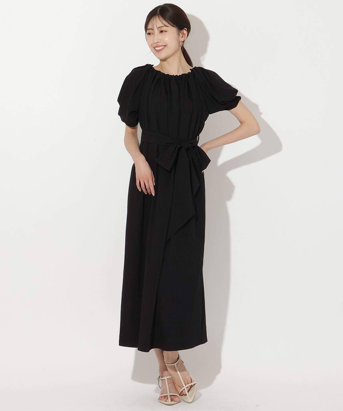 アンドクチュール「ケープスリーブワンピース」|ワンピース|